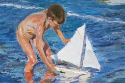 « El balandrito » (« Le Petit Cotre »), Joaquín Sorolla