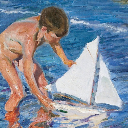 „Joaquín Sorolla. „El balandrito“.