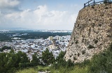 Vistas de Oliva (Valencia) desde el Castillo de Santa Ana