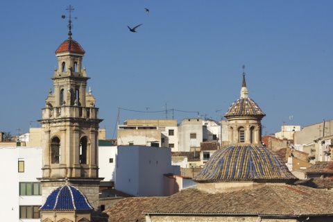 Vista de Ontinyent, en Valencia (Comunidad Valenciana)