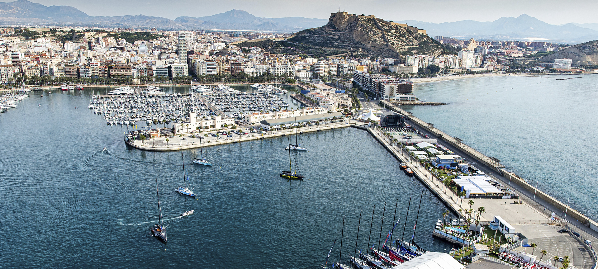 Hafen von Alicante. Ocean Race