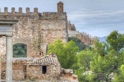 Widok na Sagunto, Walencja (Wspólnota Walencka)