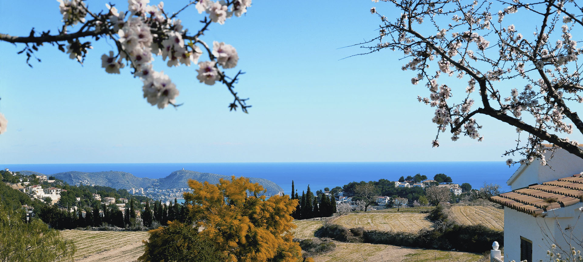 Panoramic view of Teulada, Alicante (Valencian Community)