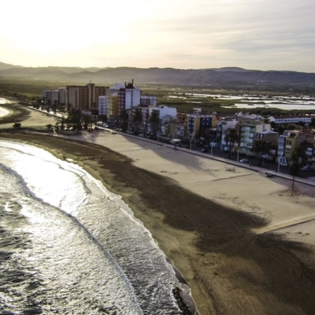 Strand von Torrenostra in Torreblanca (Castellón, Region Valencia)