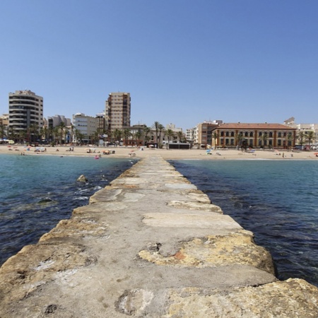 Panoramic view of Vinaròs (Castellón, Valencian Community)