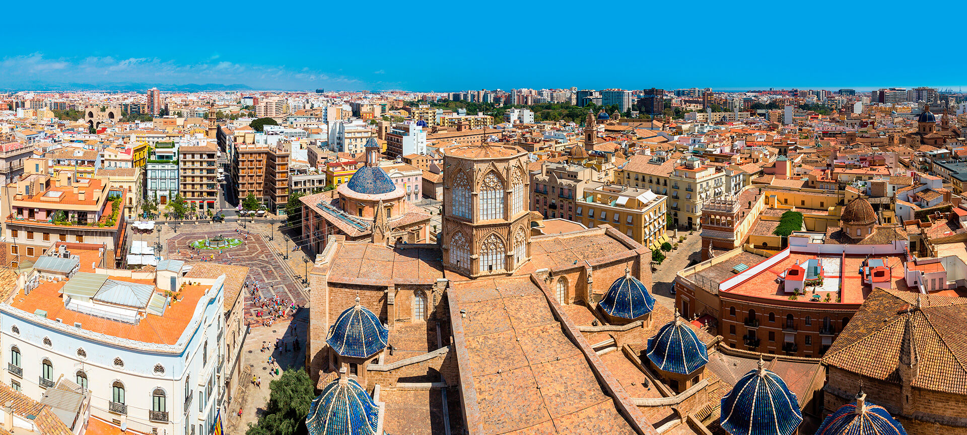 Vue aérienne de Valence