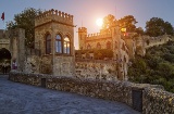 Vista do castelo de Xátiva (Valência, Comunidade Valenciana)
