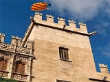 Veduta esterna della Borsa della Seta, Valencia