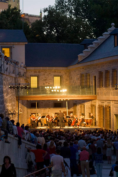 Concert by the American Chamber Orchestra at the Casa de la Moneda during a past edition of the Segovia Music Festival