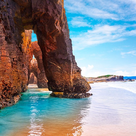 Praia das Catedrais, Lugo