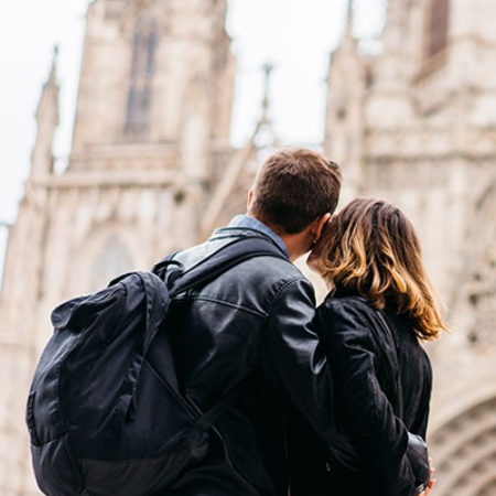 Touristes à Barcelone