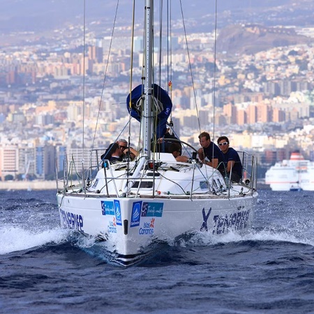 Compétition de voile à Santa Cruz de Tenerife