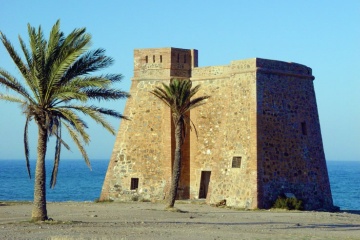 Schloss Macenas in Mojácar, Almería (Andalusien)
