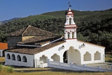 Ermitage de Santa Eulalia à Almonaster La Real (province de Huelva, Andalousie)