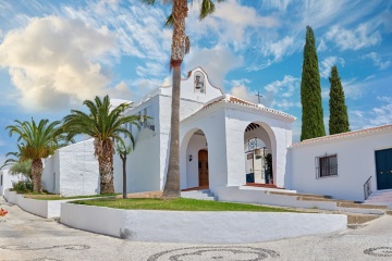 Kapelle San Sebastian in Frigiliana, Málaga (Andalusien)