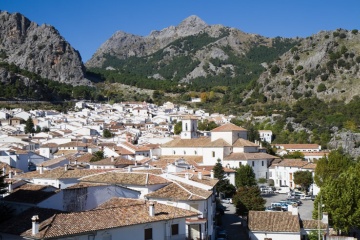 Panoramica di Grazalema, a Cadice (Andalusia)