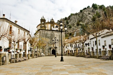 Square in Grazalema, Cadiz (Andalusia)