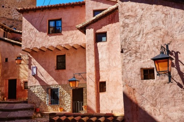 Ulica w Albarracín. Teruel