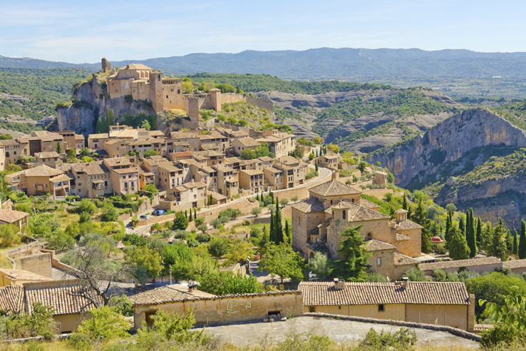 Widok Alquézar (Huesca, Aragonia) Widok Alquézar (Huesca, Aragonia)