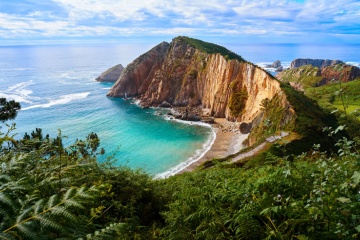 Silencio Beach in Cudillero. Asturias