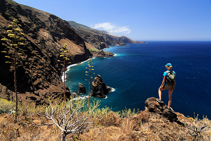 Wandern. La Palma, Kanarische Inseln Wandern. La Palma, Kanarische Inseln