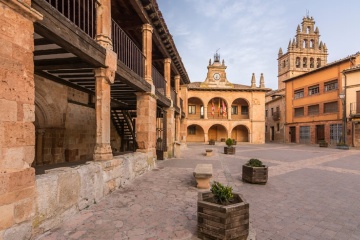 Plaza Mayor di Ayllón (Segovia, Castiglia e León)