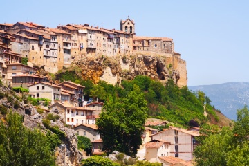 Панорамный вид на Фриас (Бургос, Кастилия-и-Леон).
