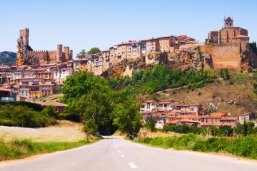 Panorámica de Frías, en Burgos (Castilla y León)