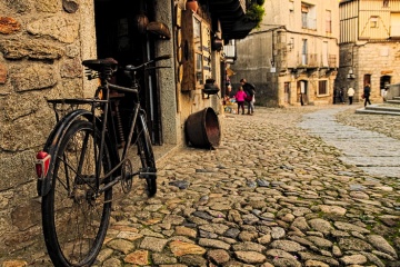 Rue de La Alberca (province de Salamanque, Castille-León)