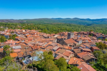 Vue de La Alberca (province de Salamanque, Castille-León)