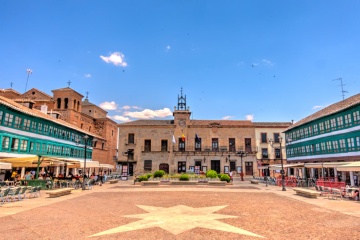 Площадь Пласа-Майор в Альмагро. Сьюдад-Реаль