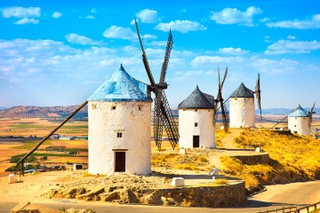 Moulins à vent à Consuegra.