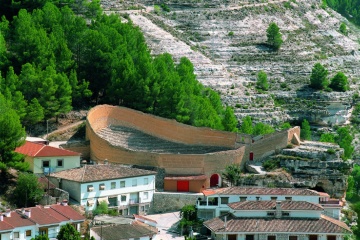 Арена для корриды в Алькала-дель-Хукар. Альбасете, Кастилия—Ла-Манча