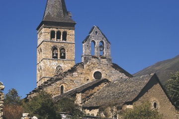 Romanesque church of Santa Maria d’Arties (Lleida, Catalonia)