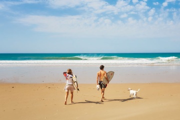 Surfing in Cadiz