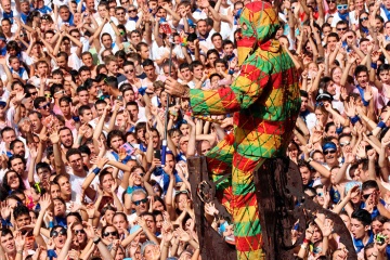 La fête traditionnelle du Cipotegato, à Tarazona (province de Saragosse, Aragon) 