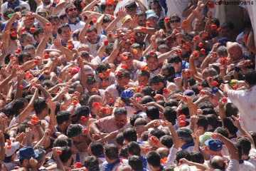 La tradicional fiesta del Cipotegato, en Tarazona (Zaragoza, Aragón) 