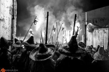 Procession El Vítor, à Mayorga (province de Valladolid, Castille-et-León)