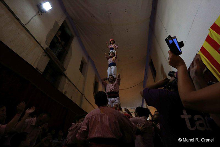 Castells (torres humanas) en las fiestas de Sant Magí, en Tarragona (Cataluña) Castells (torres humanas) en las fiestas de Sant Magí, en Tarragona (Cataluña)