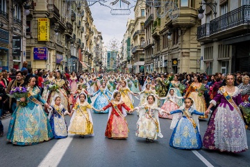 Queima de figuras de Las Fallas de Valência