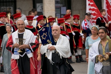 Représentations lors de la festa da Istoria de Ribadavia (province d’Ourense, Galice)