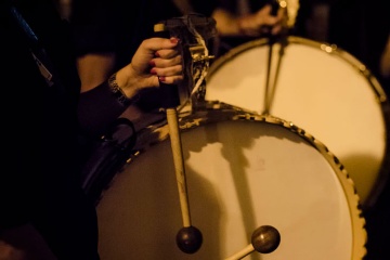 Detail of the Night of the Drums in Mula, Murcia