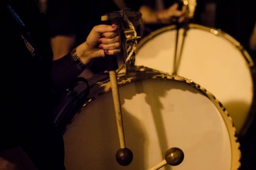 Detalle de la Noche de los Tambores en Mula, Murcia