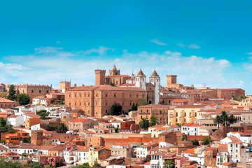 Panoramic view of Cáceres