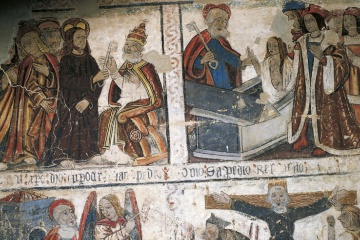 Frescos del Museo Diocesano de Mondoñedo (Lugo, Galicia)
