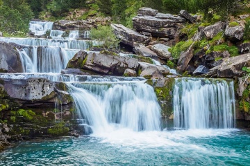 Arazas River Waterfalls