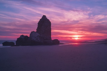 Atardecer en Doñana