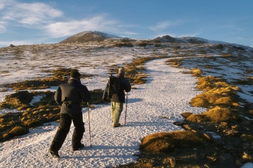 Climbing to the top of Mount Mulhacen