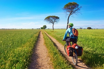 En bicicleta por el Camino de Santiago