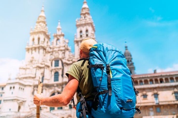 Peregrino no Caminho de Santiago